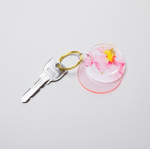ドロップキーホルダー あわいろ桜
