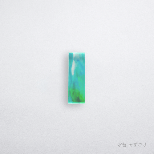 あわいろ　箸置き　水苔