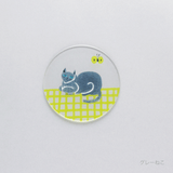 emoemo×toumei コースター グレーねこ