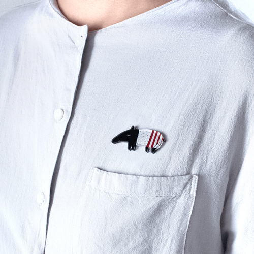 emoemo×toumei バッジ　ばく