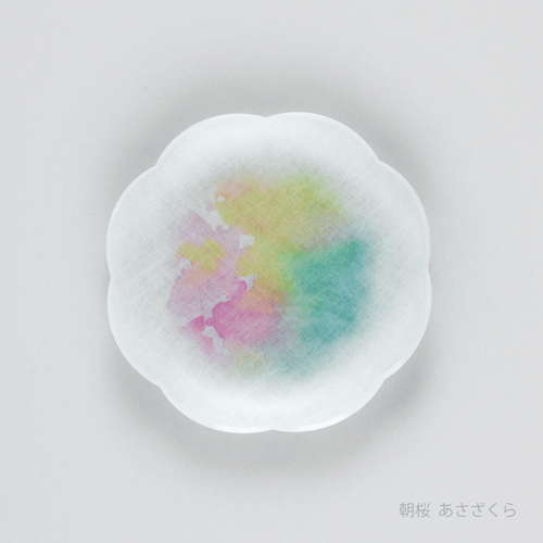 あわいろ まめざら 桜 11cm　朝桜
