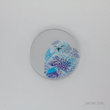 toumei×sotlight コースター　SNOW　OWL