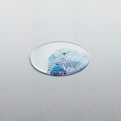 toumei×sotlight コースター　SNOW　OWL
