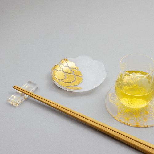 箔祝こまめざら　牡丹