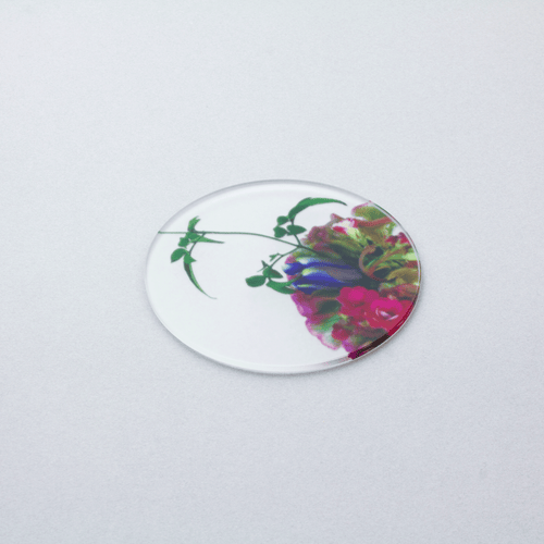 ikebana コースター　ジャスミン Green × Pink