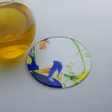 ikebana コースター　アイリス Blue × Yellow