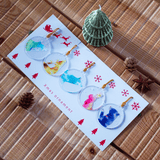 切り絵 クリスマスオーナメント ５個セット