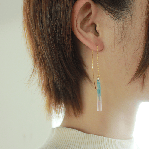 あわいろ　ピアス　朝露