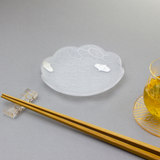 箔まめざら　ジオメトリー　シルバー　網目