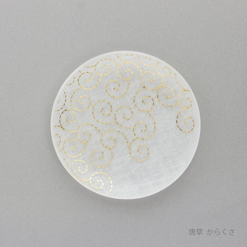 箔まめざら　ジオメトリー　ゴールド　唐草