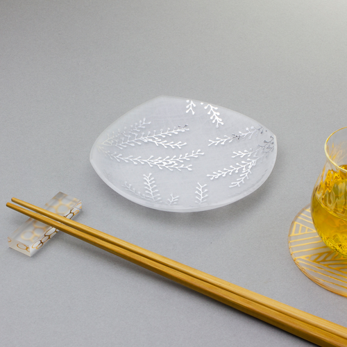 箔まめざら　ジオメトリー　シルバー　唐草ハンド