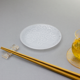 箔まめざら　ジオメトリー　シルバー　唐草
