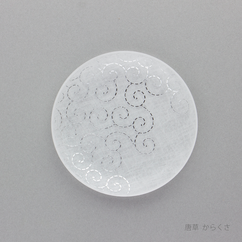 箔まめざら　ジオメトリー　シルバー　唐草