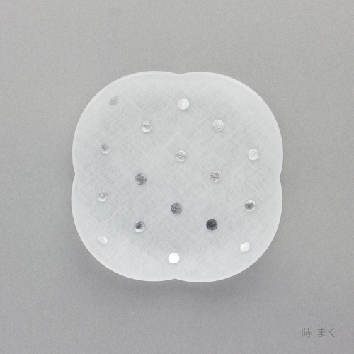 箔まめざら　シルバー　蒔