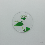そばの花 コースター　花房