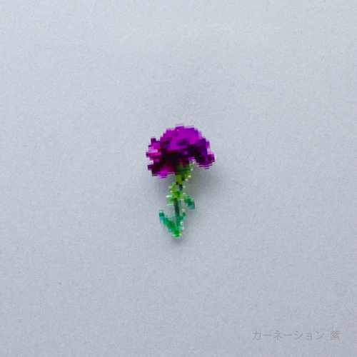 pixel flower バッジ