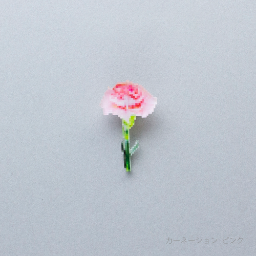 pixel flower バッジ