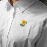 pixel flower バッジ