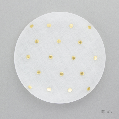 箔 プレート 13.5cm　蒔